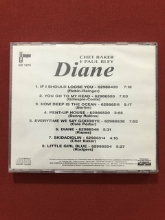 CD - Chet Baker & Paul Bley - Diane - 1985 - Nacional - comprar online