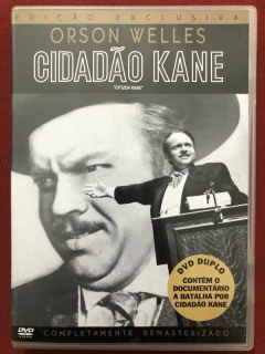 DVD Duplo - Cidadão Kane - Edição Exclusiva - Orson Welles
