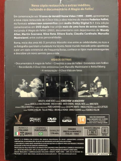 DVD Duplo - A Doce Vida - Direção: Federico Fellini - Novo - comprar online