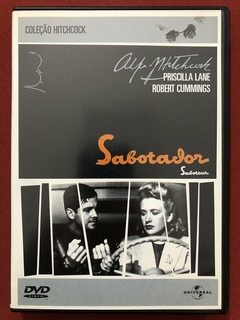 DVD - Sabotador - Coleção Hitchcock - Universal - Seminovo