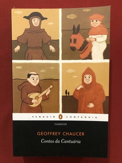 Livro - Contos Da Cantuária - Geoffrey Chaucer - Ed Penguin Companhia - Seminovo