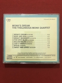 CD - The Thelonious Monk Quartet - Monk's Dream - Seminovo - comprar online