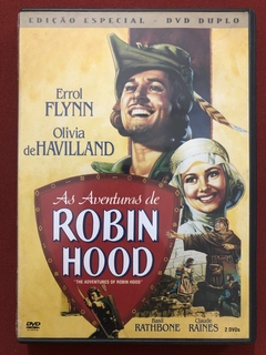 DVD Duplo - As Aventuras De Robin Hood - Errol F. - Seminovo