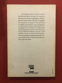 Livro - Extraterritorial - George Steiner - Editora Companhia Das Letras - comprar online