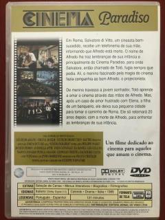 DVD - Cinema Paradiso - Dirigido Por: Giuseppe Tornatore - comprar online