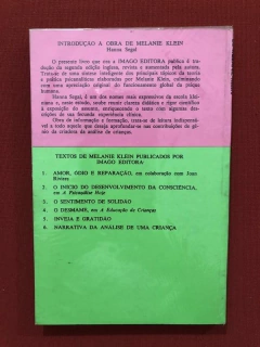 Livro - Introdução À Obra De Melanie Klein - Hanna Segal - comprar online