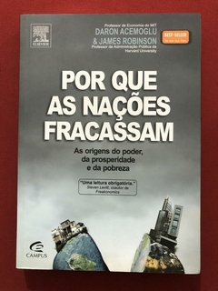 Livro - Por Que As Nações Fracassam - Daron Acemoglu - Seminovo