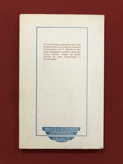 Livro - Teoria Da Interpretação - Paul Ricoeur - Edições 70 - comprar online