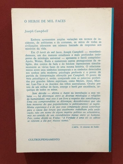 Livro - O Herói De Mil Faces - Joseph Campbell - Ed. Cultrix - comprar online