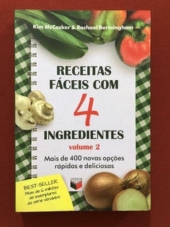 Livro- Receitas Fáceis Com 4 Ingredientes Volume 2- Seminovo