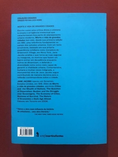 Livro- Morte E Vida De Grandes Cidades - Jane Jacobs - Seminovo - comprar online