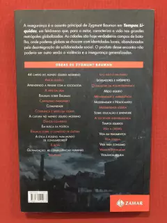 Livro - Tempos Líquidos - Zygmunt Bauman - Seminovo - comprar online