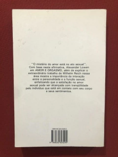 Livro - Amor E Orgasmo - Alexander Lowen - Ed. Summus - comprar online