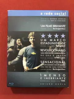 Blu-ray Duplo - A Rede Social - David Fincher - Seminovo