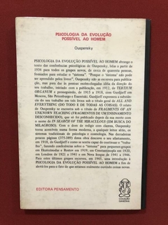 Livro - Psicologia Da Evolução Possível Ao Homem - Ouspensky - comprar online