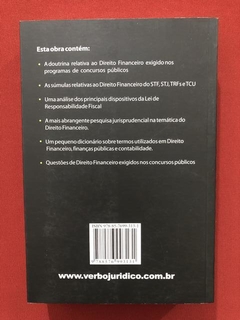 Livro - Direito Financeiro - Lafayete Josué Peter - Seminovo - comprar online