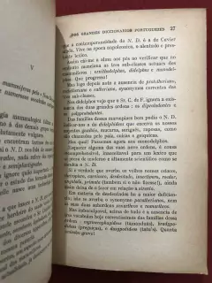 Livro - Insufficiencia E Deficiencia Dos Grandes Diccionarios Portuguezes - loja online