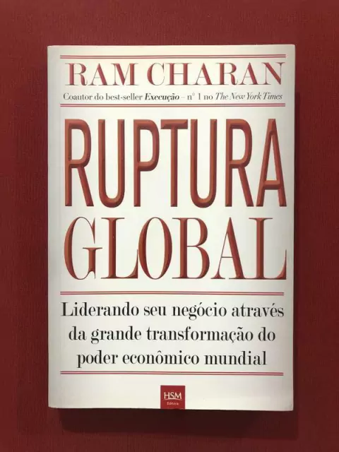 Livro - Ruptura Global - Ram Charan - Editora HSM - Seminovo