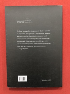 Livro- Profanações - Giorgio Agamben - Ed. Boitempo - Semin. - comprar online