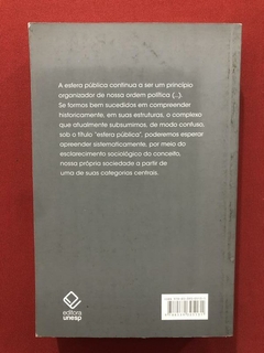 Livro - Mudança Estrutural Da Esfera Pública - Habermas - comprar online