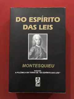 Livro - Montesquieu - Do Espírito Das Leis - Edipro