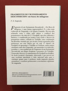 Livro - Fragmentos De Um Ensinamento Desconhecido - Seminovo - comprar online