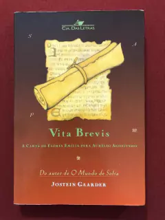 Livro - Vita Brevis - Jostein Gaarder - Ed. Cia. Das Letras