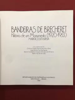 Livro - Bandeiras De Brecheret: História De Um Monumento - Sebo Mosaico - Livros, DVD's, CD's, LP's, Gibis e HQ's