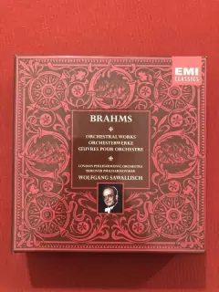 CD - Box Brahms - Orchestral Works - Importado - Seminovo