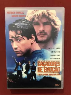 DVD - Caçadores de Emoção - Patrick Swayze - Seminovo
