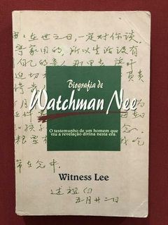 Livro - Biografia De Watchman Nee - Witness Lee - Ed. EAV