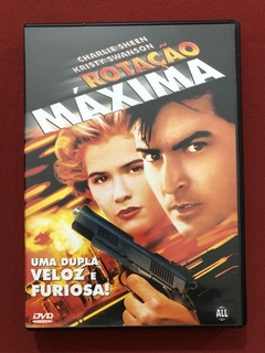 DVD - Rotação Máxima - Charlie Sheen - Kristy S. - Seminovo