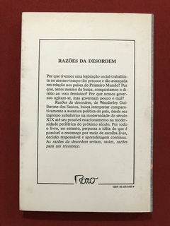 Livro - Razões Da Desordem - Wanderley Guilherme Dos Santos - comprar online