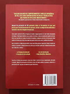 Livro - Manual De Persuasão Do FBI - Jack Schafer - Seminovo - comprar online