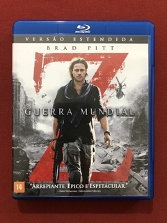 Blu-ray - Guerra Mundial Z - Brad Pitt - Seminovo