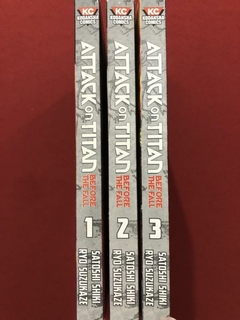 Mangá - Attack On Titan Before The Fall - Vols 1 A 3 - Semin