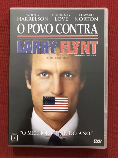 DVD - O Povo Contra Larry Flynt - Woody Harrelson - Seminovo