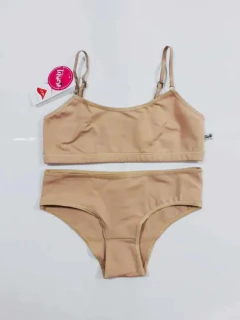 Imagen de CONJ. NENA TOP BRETEL FINO Y CULOTTE (83K)