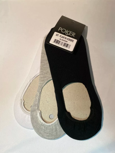 PACK X3 PLANTIN HOMBRE ALGODON TRAMADO (567P)