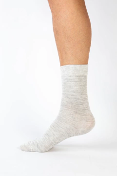 Imagen de MEDIA CANA HOMBRE ALGODON LISA CRAZY SOCKS (902T)