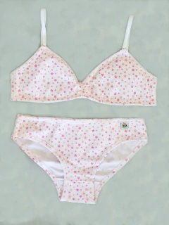 CONJ NENA TOP C/ALM Y TIRO CORTO (311-66) - Victoria Garrido Lenceria