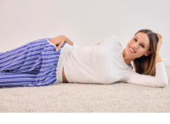 PIJAMA M/LARGA P/LARGO MORLEY Y LYCRA ESTAMPADO AMES (2660-25) - comprar online