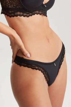 COLALESS MICROFIBRA Y PUNTILLA ODILE (7397S) - comprar online