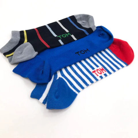 PACK X3 SOQUETE HOMBRE ALGODON FANTASIA (110T)