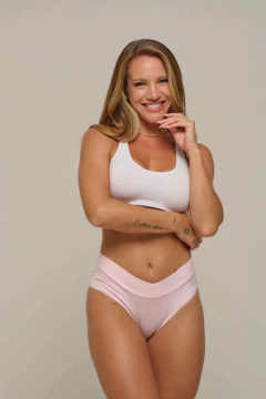 TIRO CORTO ALGODON LISO C/CINTURA DOBLE NAVIDAD (3044K)