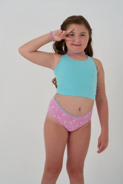 TIRO CORTO ALGODON Y LYCRA ESTAMPA GATITOS (789K) - Victoria Garrido Lenceria