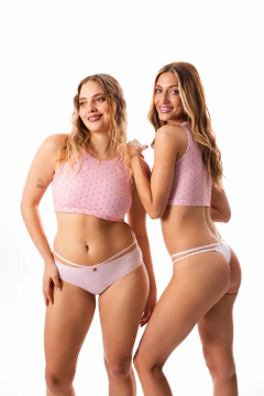 LESS REGULABLE LYCRA CON TIRAS LATERALES Y GRIFA NAVIDAD (53380RO) - comprar online