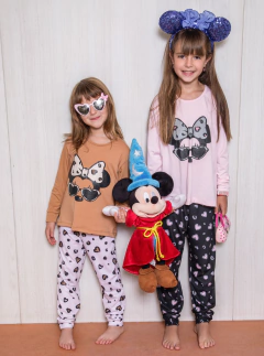PIJAMA M/LARGA P/LARGO CON ESTAMPA MILI 4-8 (25552)