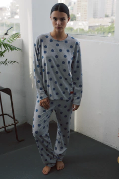 PIJAMA M/LARGA P/LARGO ALGODON BLUE MOON (665-25)