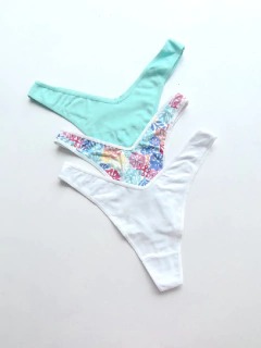 PACK X 3 COLALESS ALG Y LYCRA HOJAS MULTICOLOR (36101)